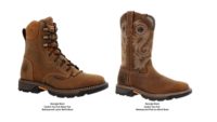 Carbo-Tech FLX Waterproof Work Boots (Left Alloy Toe Lacer & Right Pull-on Work Boot)