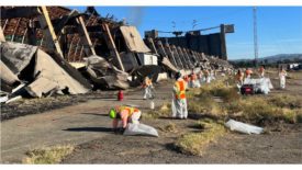 ATI Restoration Team at Fire Site