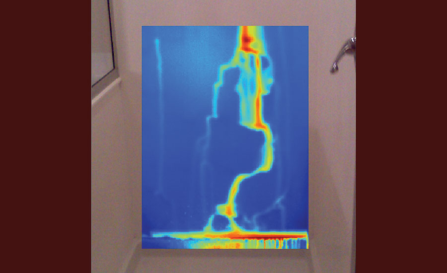 Thermal Imaging Camera for Water Leak Detection and Moisture