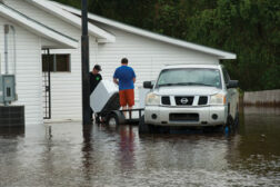 flooded street