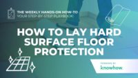 Weekly Hands-On How-To: How to Lay Hard Surface Floor Protection