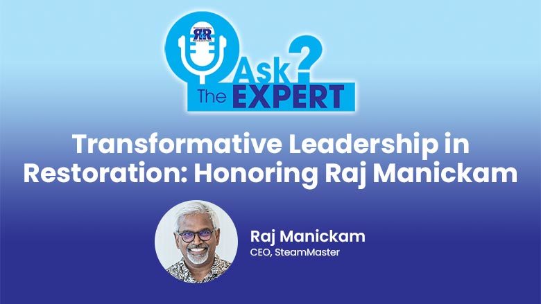 Ask the Expert: Transformative Leadership in Restoration: Honoring Raj Manickam