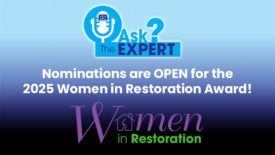 Ask the Expert: Nominations are OPEN for the 2025 Women in Restoration Award!