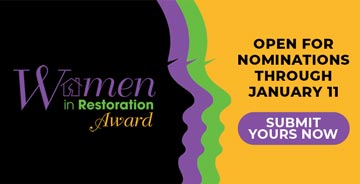 2025 Women in Restoration Award open for nominations!